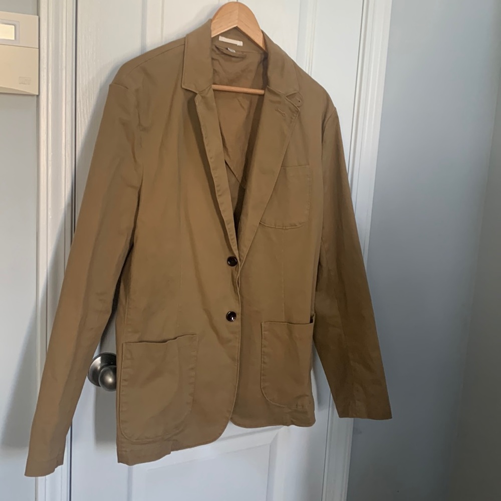 Mens size large Khaki Blazer
